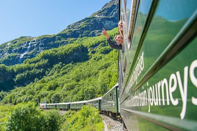 Guided tour - Viking Village, Nærøyfjord Cruise and Flåm Railway - The Flåm Railway and Kjosfossen