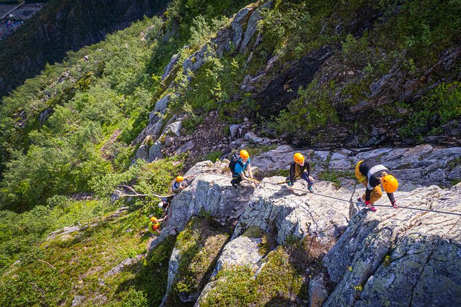 Half-Day Hiking in Mosjøen Via Ferrata - Views Across Mosjøen and the Vefsna River
