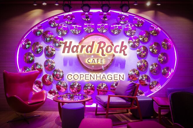 Hard Rock Cafe Copenhagen with Set Menu for Lunch or Dinner - A central Copenhagen meal with a rock museum on the walls
