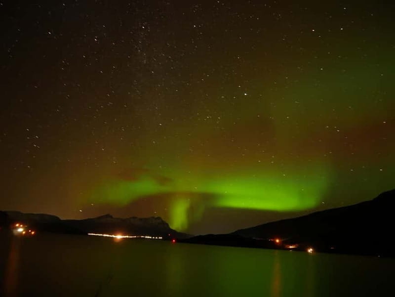 Harstad/Narvik/Tjeldsund: Northern Lights Sightseeing by Car - Wine, warmth, and the practical comforts