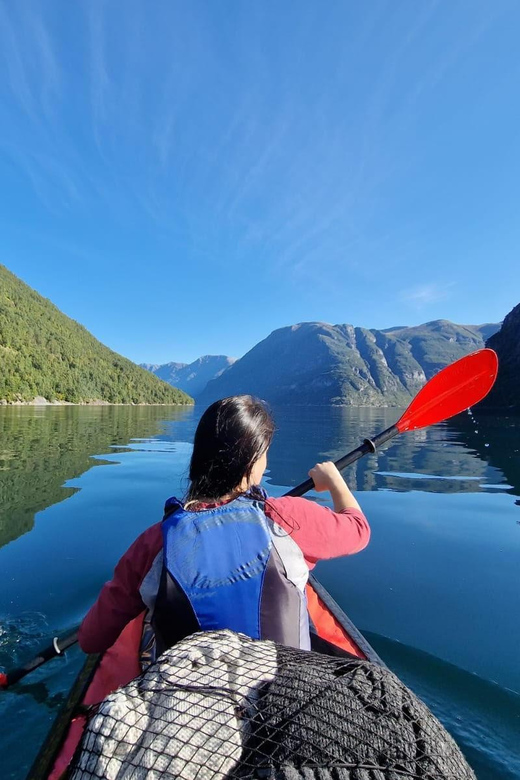 Hellesylt: Beginner-Friendly Fjord Kayaking Experience - What you see from the water