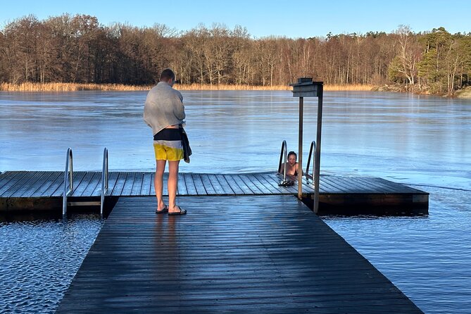 Icebathing and Sauna, Forest Hike and Fireplace Lunch - Private - Lunch beside an open fireplace