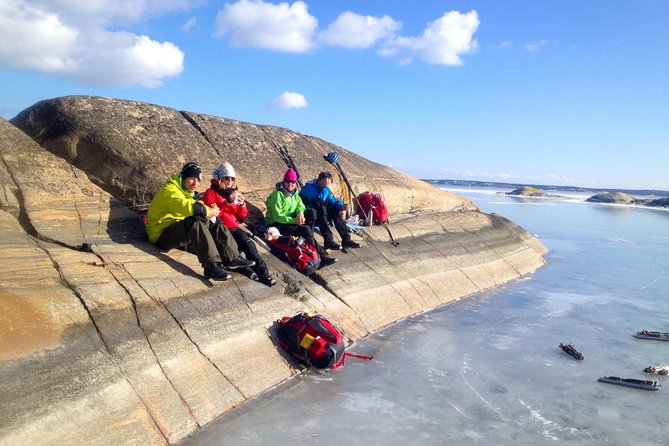Introduction to Ice Skating on Natural Ice in Stockholm - Fitting the skates and safety equipment