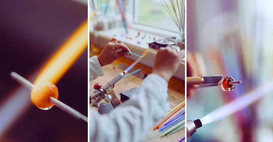 Kabelvåg: Glass Jewelry Workshop - Your first hour: safety, color, and glass