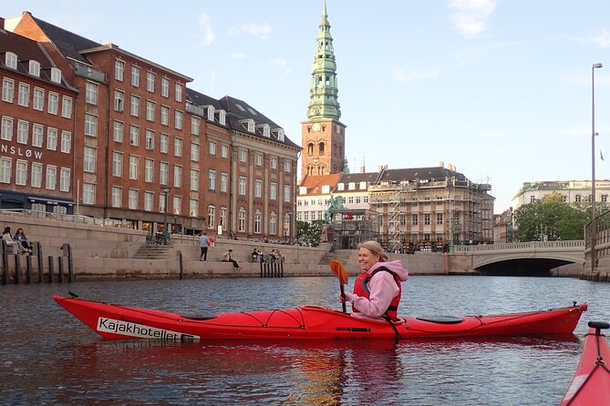 Kayak Tour in Copenhagen Harbor in May and September - Christianshavn’s canals and houseboats