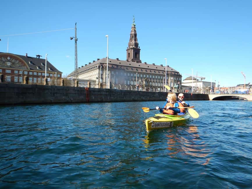 Kayak Tour in Copenhagen Harbor - June, July and August - Copenhagen’s center from Kalvebod Bølge