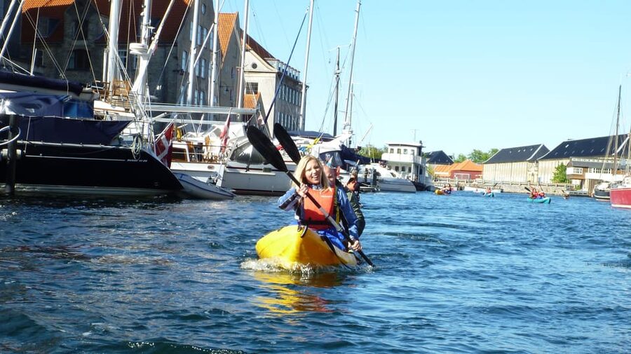 Kayak Tour in Copenhagen Harbor - June, July and August - C.F. Tietgens Hus and the Royal Library