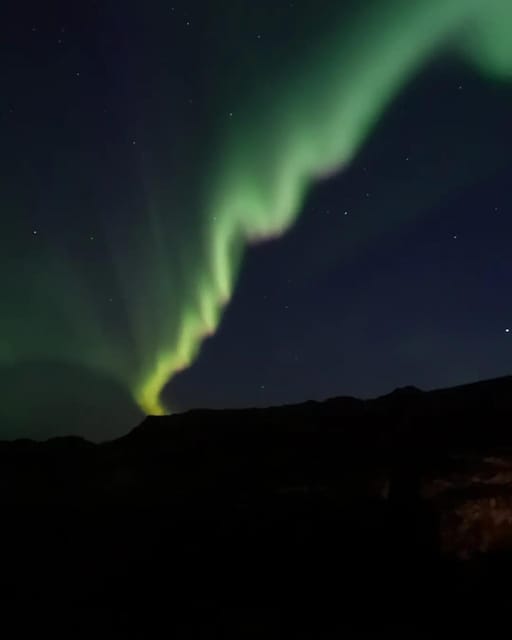 Kiruna: Northern Lights Minivan Chase with Warm Drink - Leaving Kiruna for a darker sky