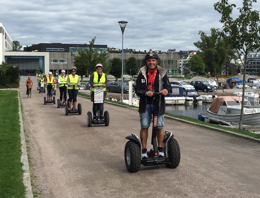 Kristiansand: Guided Segway Tour - Learning the Segway before the city ride