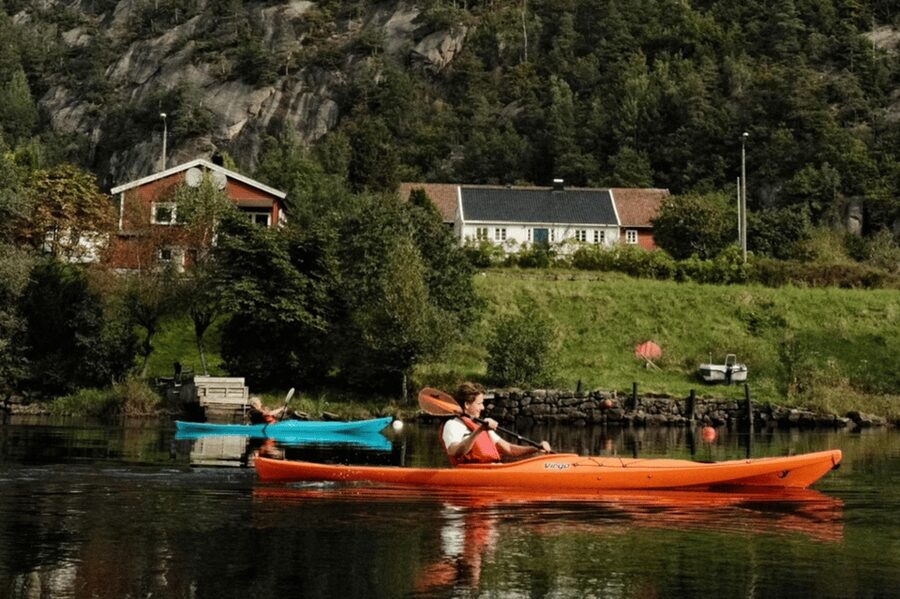 Kristiansand: Otra River Kayaking Adventure - A quiet start on the Otra River