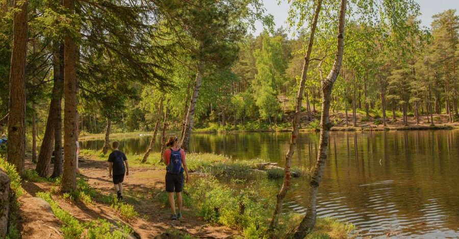 Lake walk and campfire - Sognsvann Lake and the 2-kilometer forest walk
