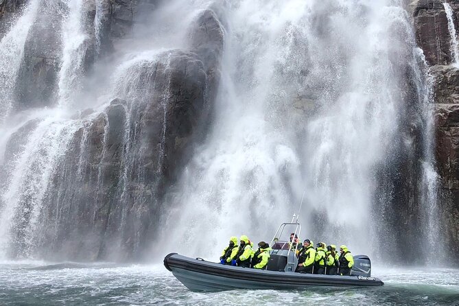 Lysefjord RIB Safari from Stavanger - Hengjanefossen, the Whiskeyfalls stop