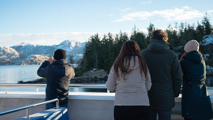 Lysefjorden cruise & Preikestolen guided hike - winter - Five hours on the Preikestolen trail
