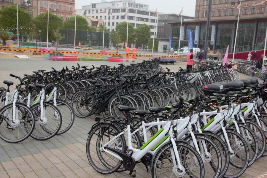 Malmö: City Bike Rental - The included map and Top 10 list