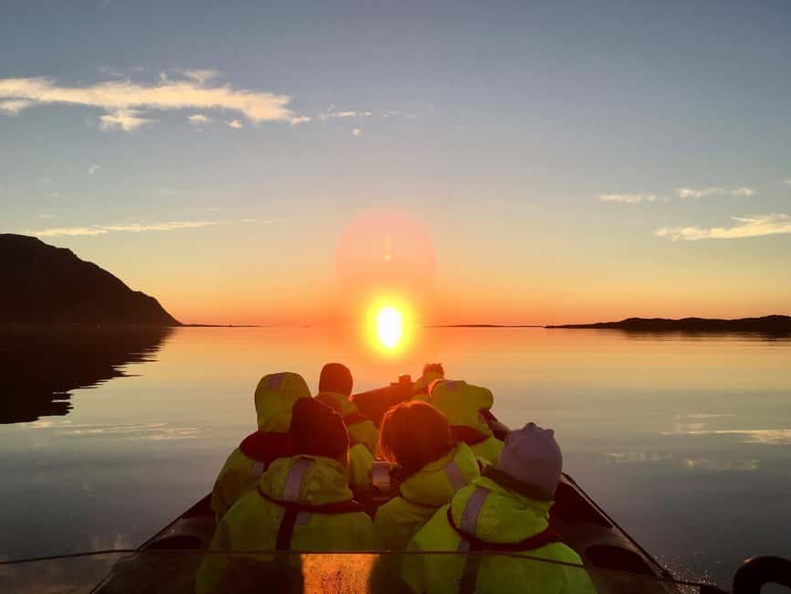 Midnight sun safari - Through the narrow straits toward the open sea