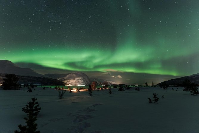 Minibus Northern Lights Chase with Photography from Tromsø - A small group with several moving parts