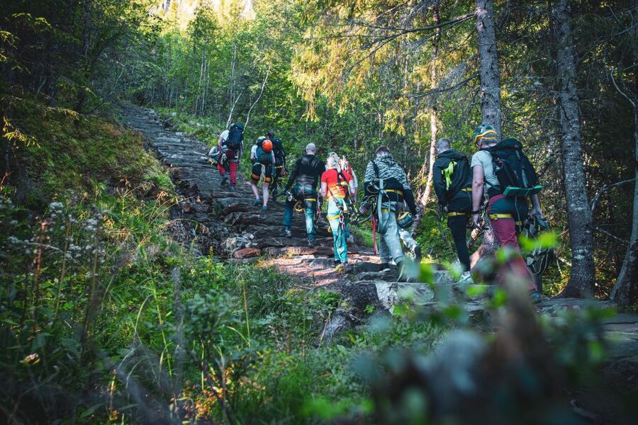 Mountain-climbing adventure in Mosjøen Via Ferrata - Starting at Ytterøra 23 in Mosjøen