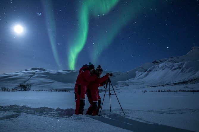 Northern Lights Tour from Tromsø - Thermal suits, boots, and the campfire pause