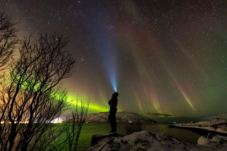 Northern lights Tromsø - small group tour with local guide - Following clear skies toward the Finnish border