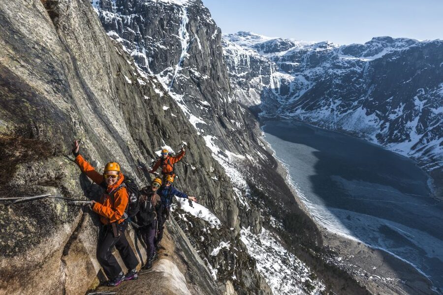 Odda: Full-Day Trolltunga Hiking, and Climbing Tour - The steep kilometer before the rock face