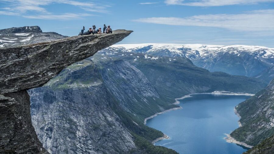 Odda: Full-Day Trolltunga Hiking, and Climbing Tour - Climbing 250 meters by cable and rungs