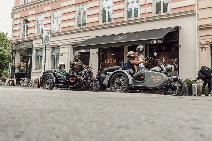 Oslo: 2-Hour Retro Motorcycle Sidecar City Tour - Riding uphill to Holmenkollen Ski Jump Centre