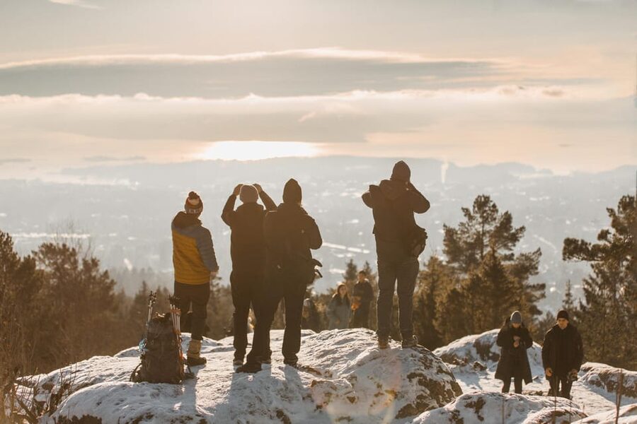 Oslo: Best View of the Oslofjord Winter Edition - From Oslo Central Station to the snowy hills
