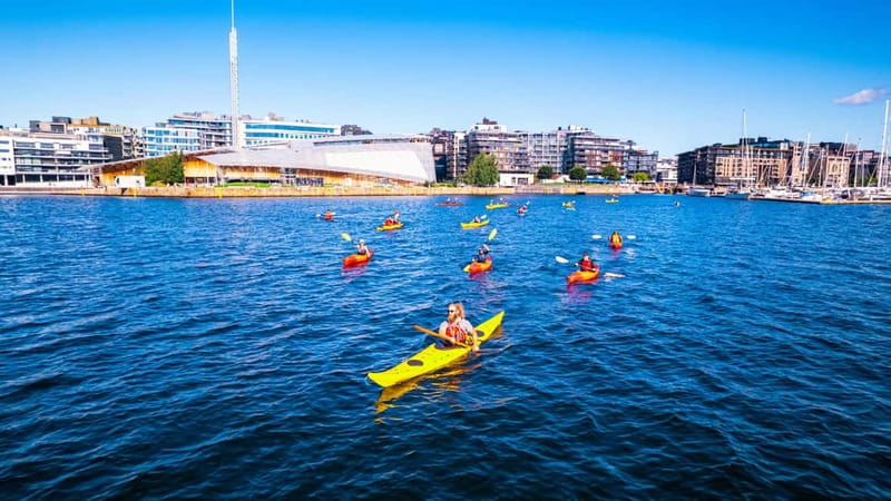 Oslo Sea Kayak Tour “Fjord City” - Akershus Fortress from the fjord