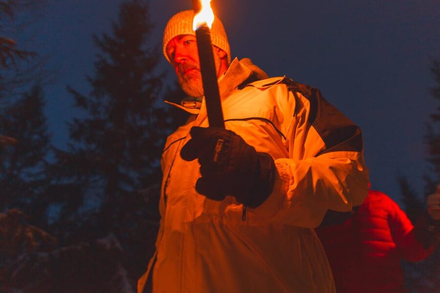 Oslo: Snowy Forest Torchlight Walk with Campfire - Key things to know before booking