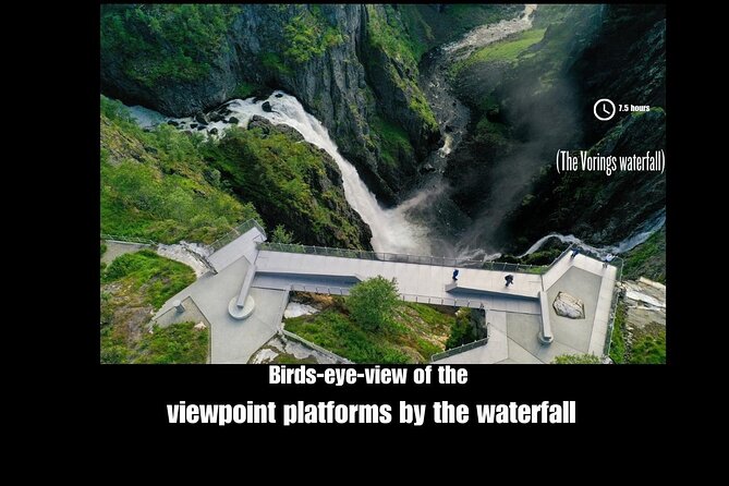 Private day tour to the Vorings Waterfall— Norway's most visited - The waterfall-base hike takes much longer