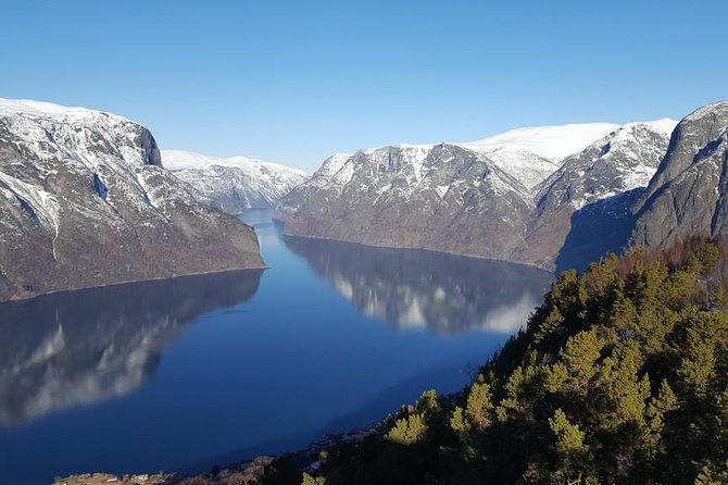 Private guided, Bergen to Oslo - Nærøyfjord Cruise & Flåm Railway - Hallingskarvet signals the shift to high mountain country