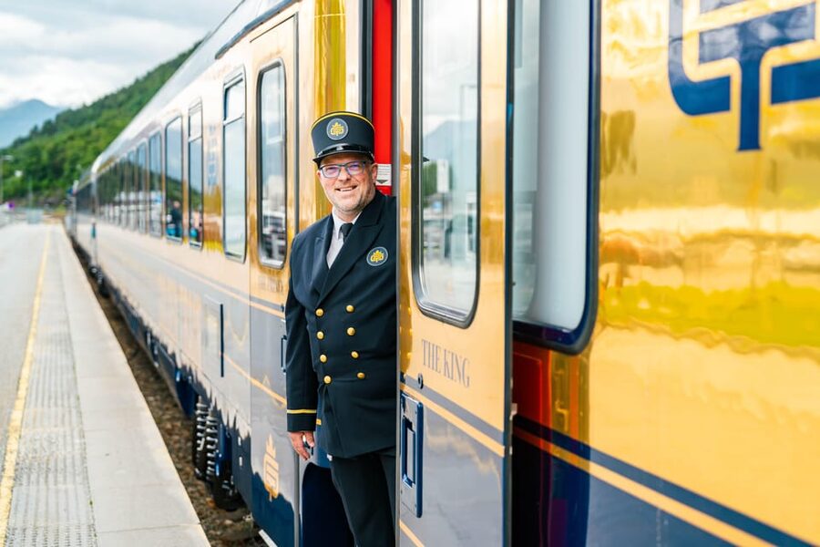 Romsdalen: Rauma Railway Golden Train with Guide - Troll Wall and the high mountain views
