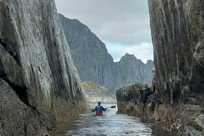 Sea Kayak Guided Tours on Skrova Island - Clear water, mountains, and the chance of wildlife