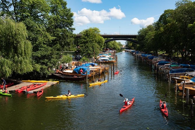 Self-Guided Kayak Adventure In Central Stockholm (Two-man kayak) - City Hall from the Riddarfjärden side