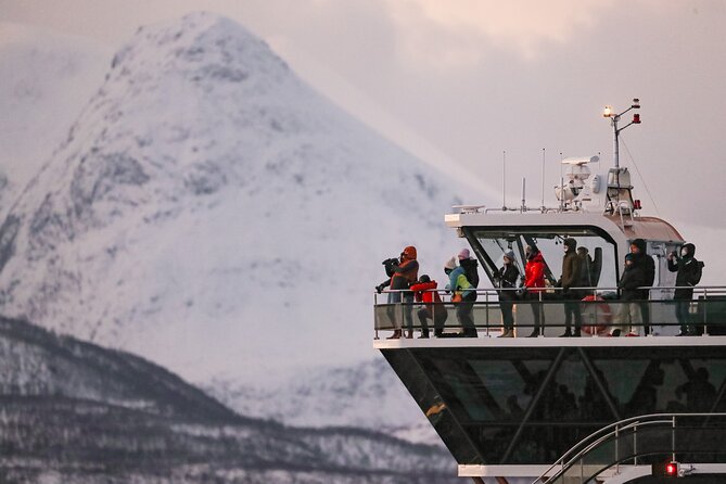 Silent Whale Watching by Hybrid-Electric Boat from Tromsø - The return past Tromsø’s Arctic Cathedral