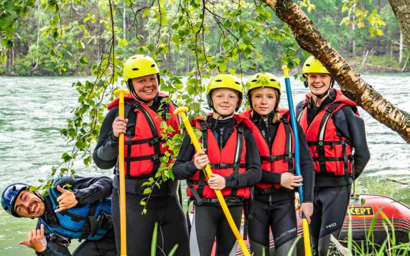 Sjoa: Rafting Adventure for Families - Getting suited up before the river
