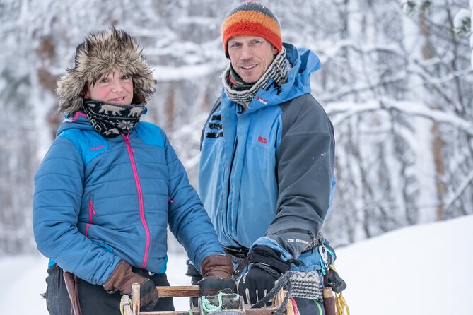 Small Group Wilderness Husky Sledding 2h from Tromsø (car needed) - Hot Drinks and Time Around the Fire