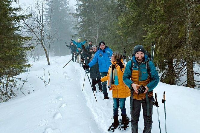 Snowshoe Tour in Winter Wonderland - Oslo - From Jernbanetorget to Frognerseteren