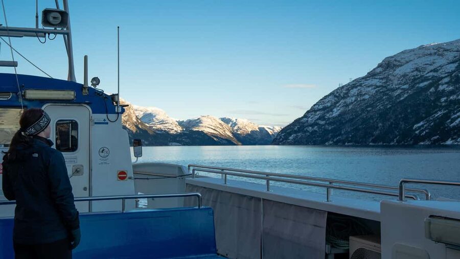 Stavanger: Scenic Fjord Cruise to Lysefjord and Preikestolen - A comfortable boat for three and a half hours
