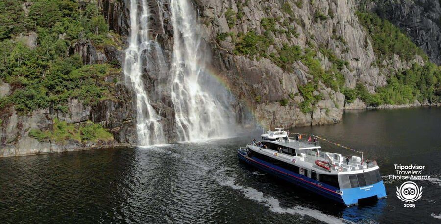 Stavanger: Scenic Fjord Cruise to Lysefjord and Preikestolen - Fantahålå and the stories behind the rocks
