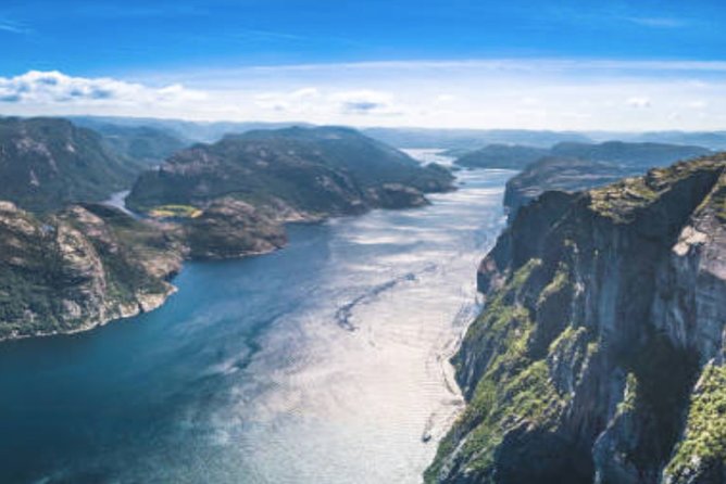 Stavanger: Waterfalls, Caves and Rock Tour By Sea - A gentle introduction to Lysefjord from Stavanger