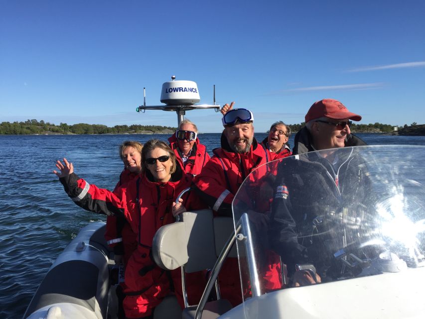 Stockholm Archipelago RIB Speed Boat Tour with Swedish Fika - Stockholm’s waterfront sights arrive at speed