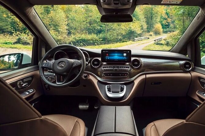 Stockholm City Departure Private Transfer to Stockholm Port by Luxury Van - The Mercedes-Benz V-Class ride
