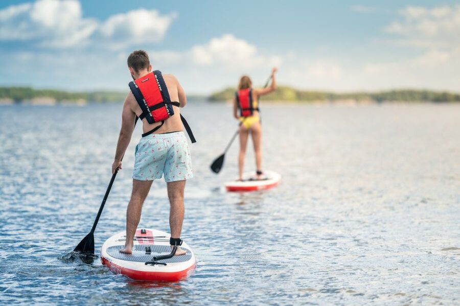 Stockholm: City Highlights Self-Guided SUP Tour - City Hall and Old Town From the Water