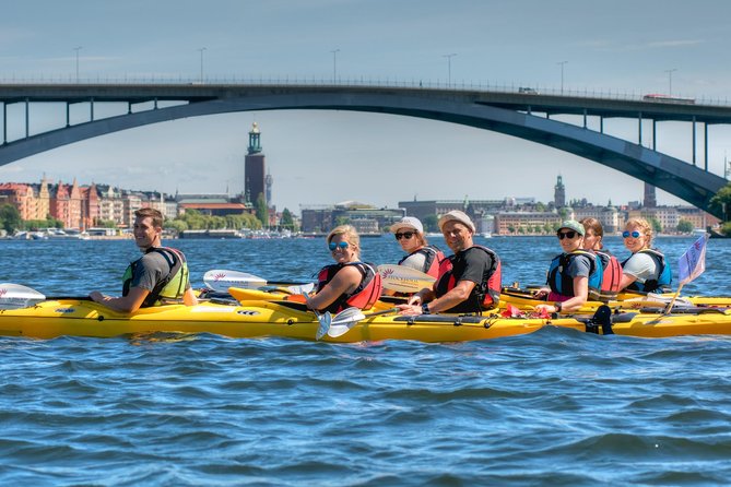 Stockholm City Kayak Tour - Around Långholmen and its wooden boats