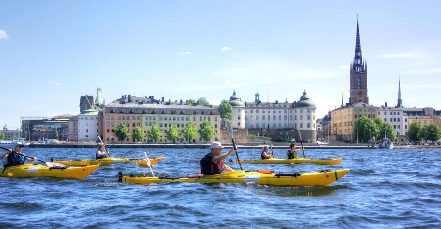 Stockholm: Guided Kayak City Tour & Optional Midsummer Meal - Stockholm’s islands look different from a kayak