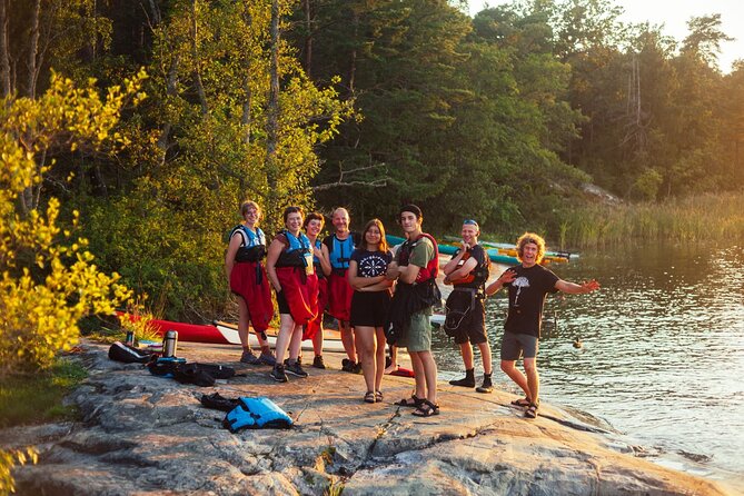 Stockholm: Kayaking tour around Vaxholm Archipelago with Fika - Bogesundslandet, oak trees, and open countryside