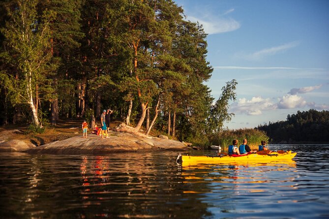 Stockholm: Kayaking tour around Vaxholm Archipelago with Fika - Resarö Island and the Ytterby mine