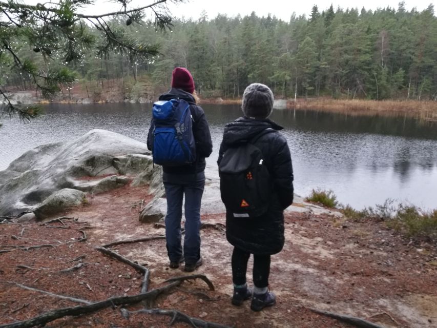 Stockholm: Nature Hike with Campfire Lunch - From Stockholm streets to a snowy forest