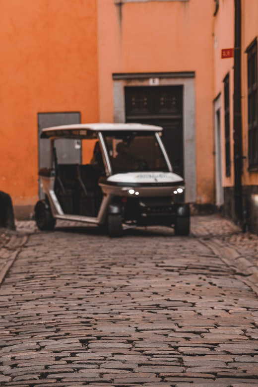 Stockholm Private Golf Cart Tours - Starting at Skeppsbron and entering the royal center